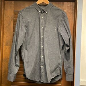 Banana Republic LARGE Luxe Poplin GRANT SLIM FIT shirt